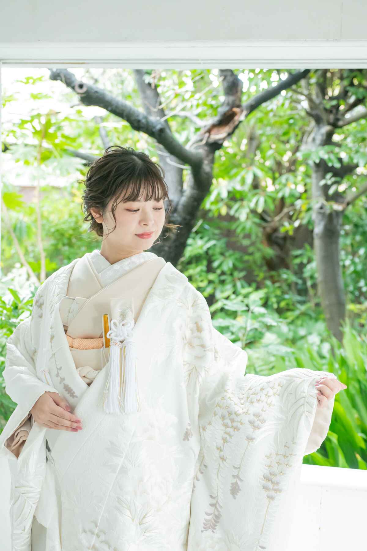 富貴花図
