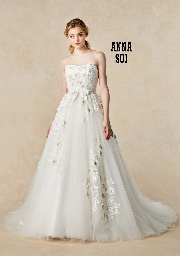 ANNA SUI Aライン ウェディングドレス ANNA SUI Aライン ウェディングドレス ANNA SUI Aライン ウェディング