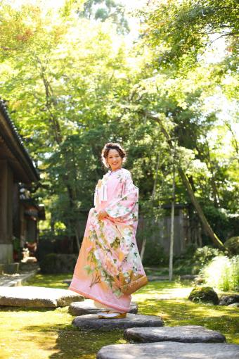 桃色桜花