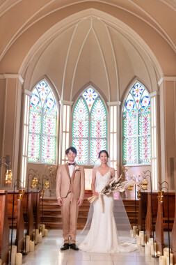 【人気NO.1】憧れの結婚式場で撮れる!