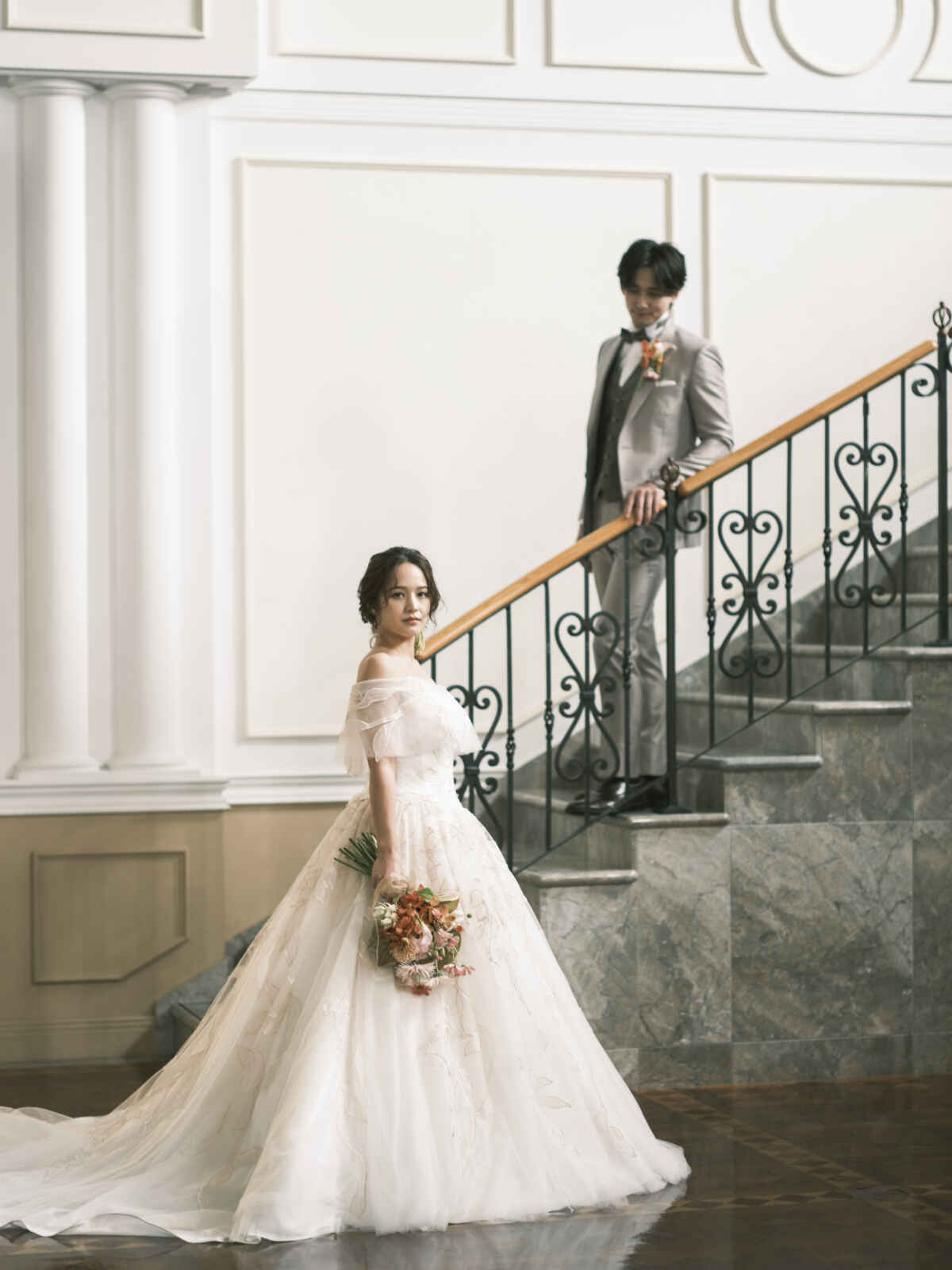 期間限定】プリンセスライン・Aライン王道の憧れドレス×新郎タキシード