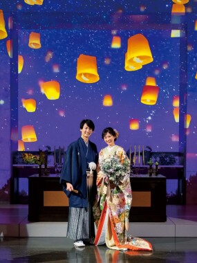 【好評につき期間延長】プロジェクションマッピング演出無料 フォトウエディング受付中